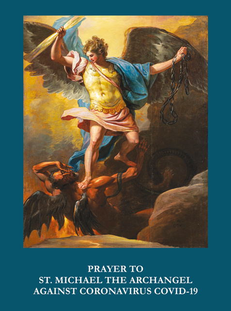 St. Michael Prayer Against Coronavirus***ONEFREECARDFOREVERYCARDYOUORDER***